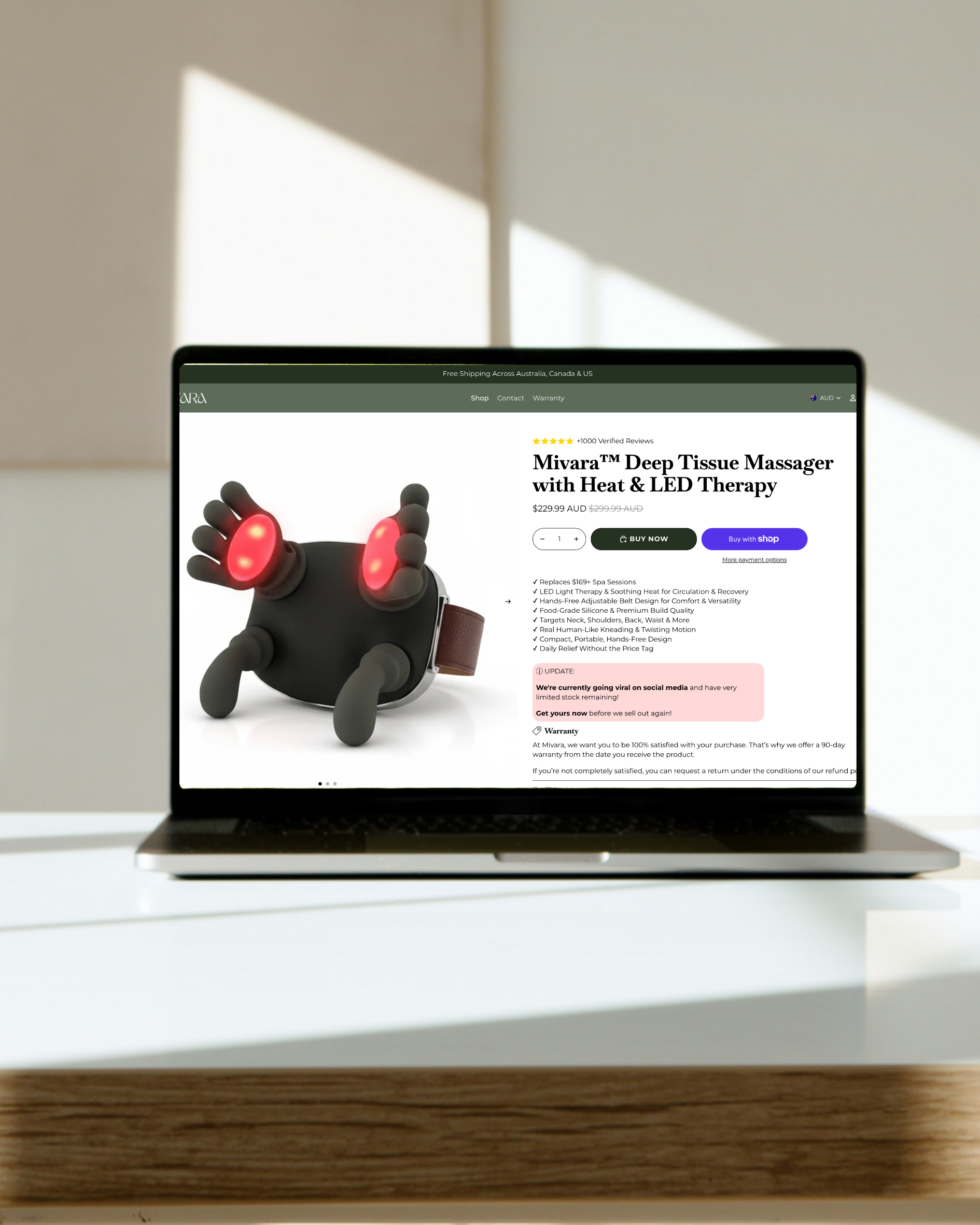 Mivara Aesthetics beauty clinic website design by By Kiki Media