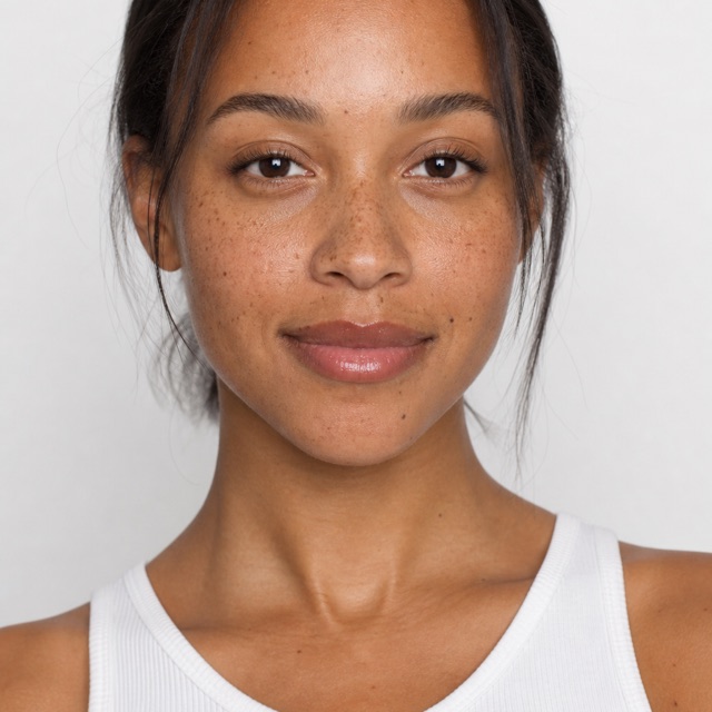 AI-generated model portrait